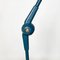 Mid-Century Modern Italian Teal Colored Metal Aure Clamp Lamp by Stilnovo, 1960s 10