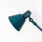 Mid-Century Modern Italian Teal Colored Metal Aure Clamp Lamp by Stilnovo, 1960s 6