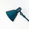 Mid-Century Modern Italian Teal Colored Metal Aure Clamp Lamp by Stilnovo, 1960s, Image 6