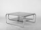 Italian Chromed Steel Coffee Table with Smoked Glasses from Cassina, 1970s, Image 10