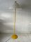 Italian Floor Lamp with Yellow and White Glass Shade by VeArt, 1970s, Image 1