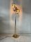 Mid-Century Modern Triple Flower Shade Floor Lamp in Brass by Willy Daro for Massive, 1970s 5