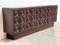 Brutalist Graphical Credenza, 1970s 9