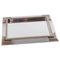 Silver Rectangular Tray with Murano Glass Frame by Tommaso Barbi, 1970s 1