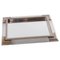 Silver Rectangular Tray with Murano Glass Frame by Tommaso Barbi, 1970s, Image 1