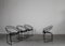 Steel and Metal La Tonda Chairs by Mario Botta attributed to Alias, Italy, 1980s, Set of 4 3