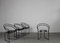 Steel and Metal La Tonda Chairs by Mario Botta attributed to Alias, Italy, 1980s, Set of 4 2