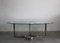 Steel and Glass Oval Dining Table by Vittorio Introini for Saporiti, Italy, 1970s, Image 2