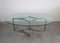 Steel and Glass Oval Dining Table by Vittorio Introini for Saporiti, Italy, 1970s 3