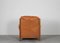 Wood and Leather Armchair and Footrest by Tobia & Afra Scarpa attributed to Maxalto 1975, Set of 2 5