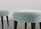 Stools in Black Lacquered Wood and Fabric by Gio Ponti, Italy, 1950s, Set of 2 4