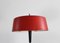 Italian Lacquered Chromed Metal Table Lamp attributed to Oscar Torlasco, 1950s 4