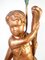 18th century Gilded Wooden Putto Candlestick, Image 3
