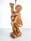 18th century Gilded Wooden Putto Candlestick 8