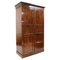 19th Century Victorian Flame Mahogany Two Door Wardrobe 1