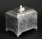 19th Century Empire Revival Silver Plated Tea Caddy 19