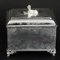 19th Century Empire Revival Silver Plated Tea Caddy 5