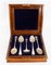 19th Century Boxed Fruit Spoons, Nutcrackers, Grape Scissors from Hukin & Heath, Set of 10 3