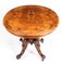 19th Century Burr Walnut Oval Tilt Top Loo Table 12