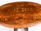 Tavolo ovale in radica di noce con ripiano ribaltabile, XIX secolo, Immagine 6