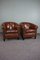 Leather Model York Club Chairs from Lounge Atelier, Set of 2 2