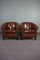 Leather Model York Club Chairs from Lounge Atelier, Set of 2 1