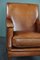 Vintage Brown Leather Armchair 8