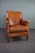 Fauteuil Vintage en Cuir Marron 2