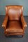 Vintage Brown Leather Armchair 3