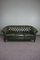 Green Leather Chesterfield Sofa 1