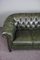 Green Leather Chesterfield Sofa, Image 6