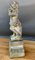 20th Century Flute Stone Garden Cupid on Pedestal 2