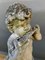 20th Century Flute Stone Garden Cupid on Pedestal, Image 7