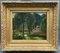 Park Scene, 19th Century, Oil on Canvas, Framed 1