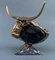 20th Century Bronze Bull Sculpture Bronze by Yves Lohe 4
