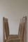 Französische Mid-Century Stühle aus Ulmenholz mit hoher Rückenlehne von Charlotte Perriand, 1960er, 6er Set 6