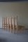 Französische Mid-Century Stühle aus Ulmenholz mit hoher Rückenlehne von Charlotte Perriand, 1960er, 6er Set 4