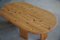 Danish Modern Pine Oval Coffee Table from in the style of Rainer Daumiller, 1960s 6