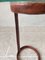 Vintage Side Table in Leather and Glass by Jaques Adnet, 1960s, Image 7