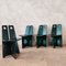 Vintage Chairs in Green Patinated Pine by Gilbert Marklund, 1972, Set of 4 2