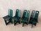 Vintage Chairs in Green Patinated Pine by Gilbert Marklund, 1972, Set of 4 7