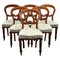 Victorian Dining Chairs in Mahogany, 1860, Set of 6 1