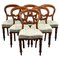 Victorian Dining Chairs in Mahogany, 1860, Set of 6, Image 1