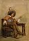 After Jean Charles Meissonier, A Cavalier, fine XIX secolo, acquerello, Immagine 1