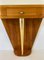 Italian Art Deco Gold Leaf Console in Cherry Wood by Paolo Buffa, 1940s 8