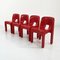 Red Model 4867 Universale Chair by Joe Colombo for Kartell, 1970s 4