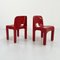 Red Model 4867 Universale Chair by Joe Colombo for Kartell, 1970s 6
