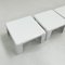 White Quattro Gatti Side Tables by Mario Bellini for B&B Italia, 1970s, Set of 4 5