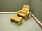 Fauteuil DS-50 Ajustable et Repose-Pieds en Cuir de Buffle de De Sede, 1970s, Set de 2 2