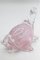 Tartaruga vintage in vetro di Murano rosa, anni '50, Immagine 2